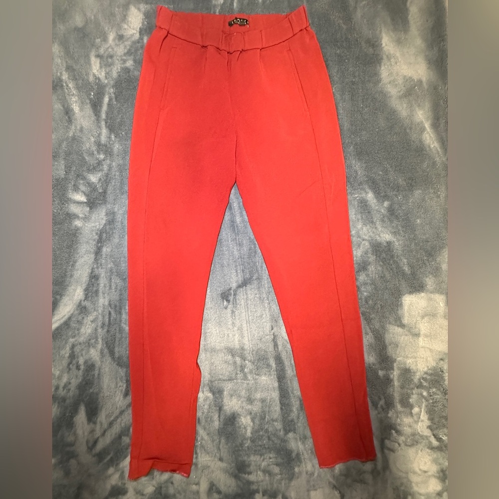 Theory Lined Red Pants (Size: P/TP)